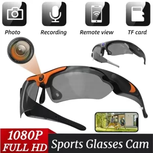 AIGLASSZ Vision V24 – 1080P Full HD Camera Sunglasses, Wide-Angle Sports DVR Glasses