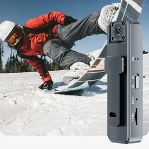 AIGLASSZ Trek TK05 – 1080P Back-Clip Night Vision Recorder, 180° Rotating Lens