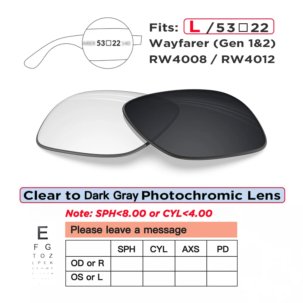 Prescription Replacement Lenses for Ray-Ban Meta Wayfarer & Headliner - Image 15