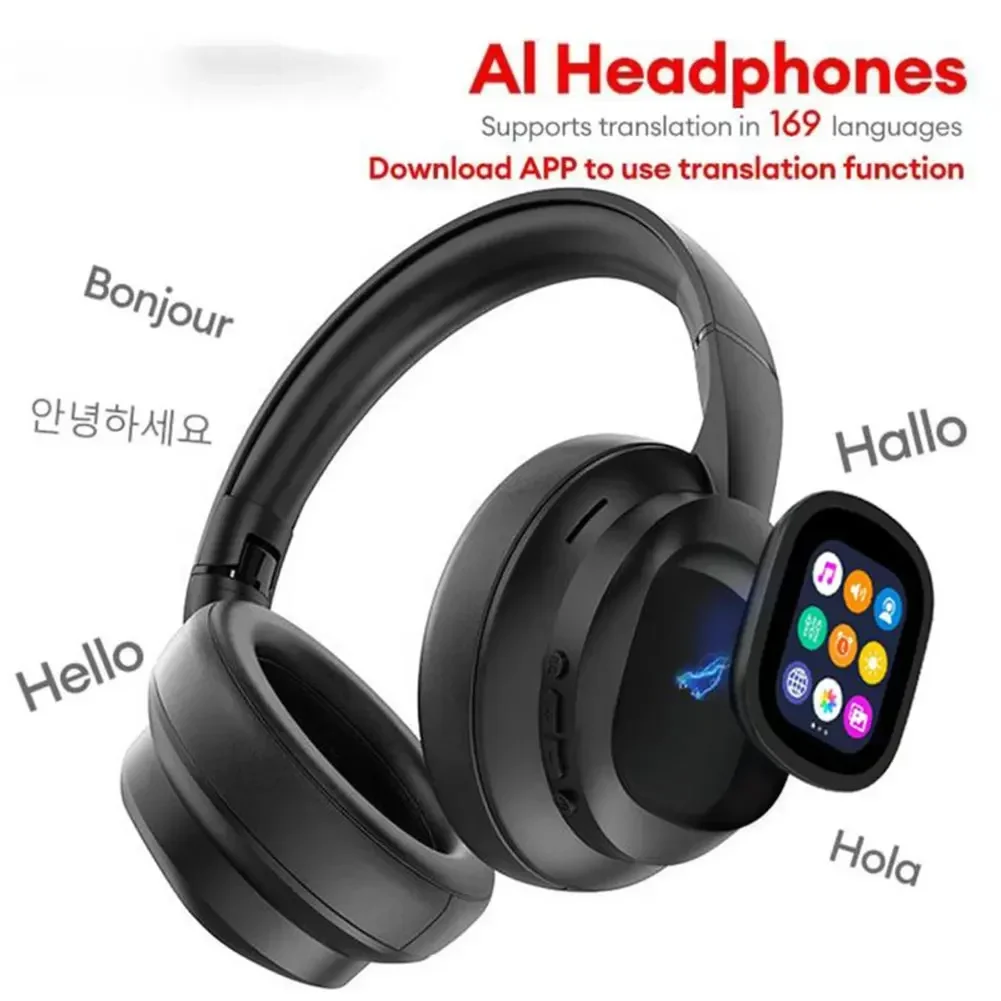 AIGLASSZ Lingo Buds LB05 – Touch-Screen AI Translation Earbuds, 169 Languages, 46