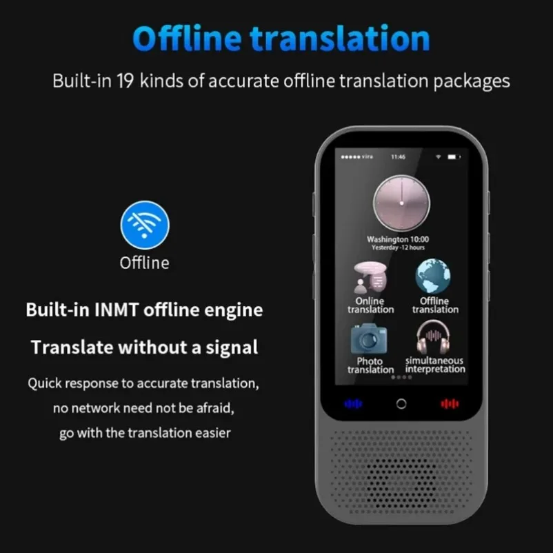 S80 Pro AI Translator – 138 Languages, 19 Offline, ChatGPT & Photo - Image 2
