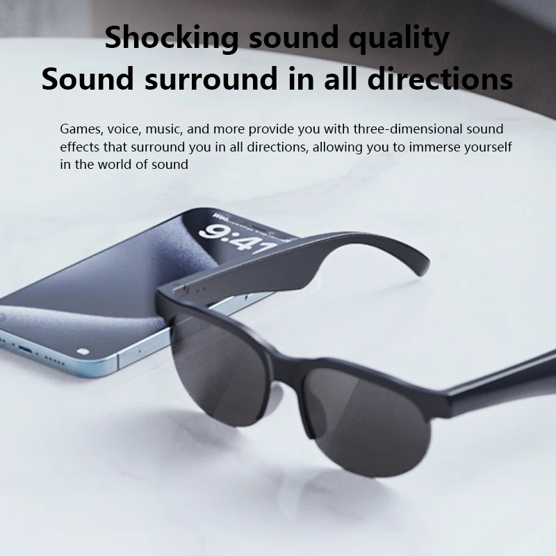 AIGLASSZ Vision V33 – AI Translation Audio Sunglasses, Conversation Recording & Music - Image 3