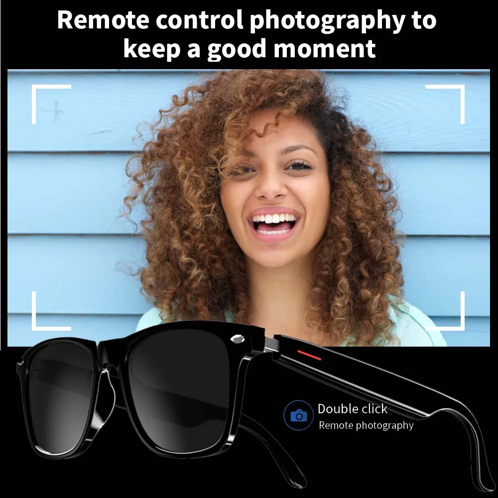 Senbono E13 Audio Smart Glasses – Blue-Light & Polarized Lenses - Image 3