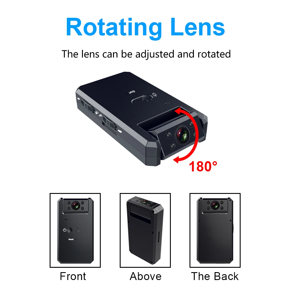 MD90-1 1080P Mini Body Camera – Night Vision Voice & Video Recorder - Image 2