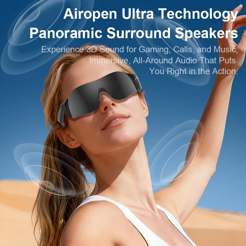 AIGLASSZ Vision V08 – Auto-Tinting AI Smart Glasses with Translation Earbuds, 2-in-1 - Image 4
