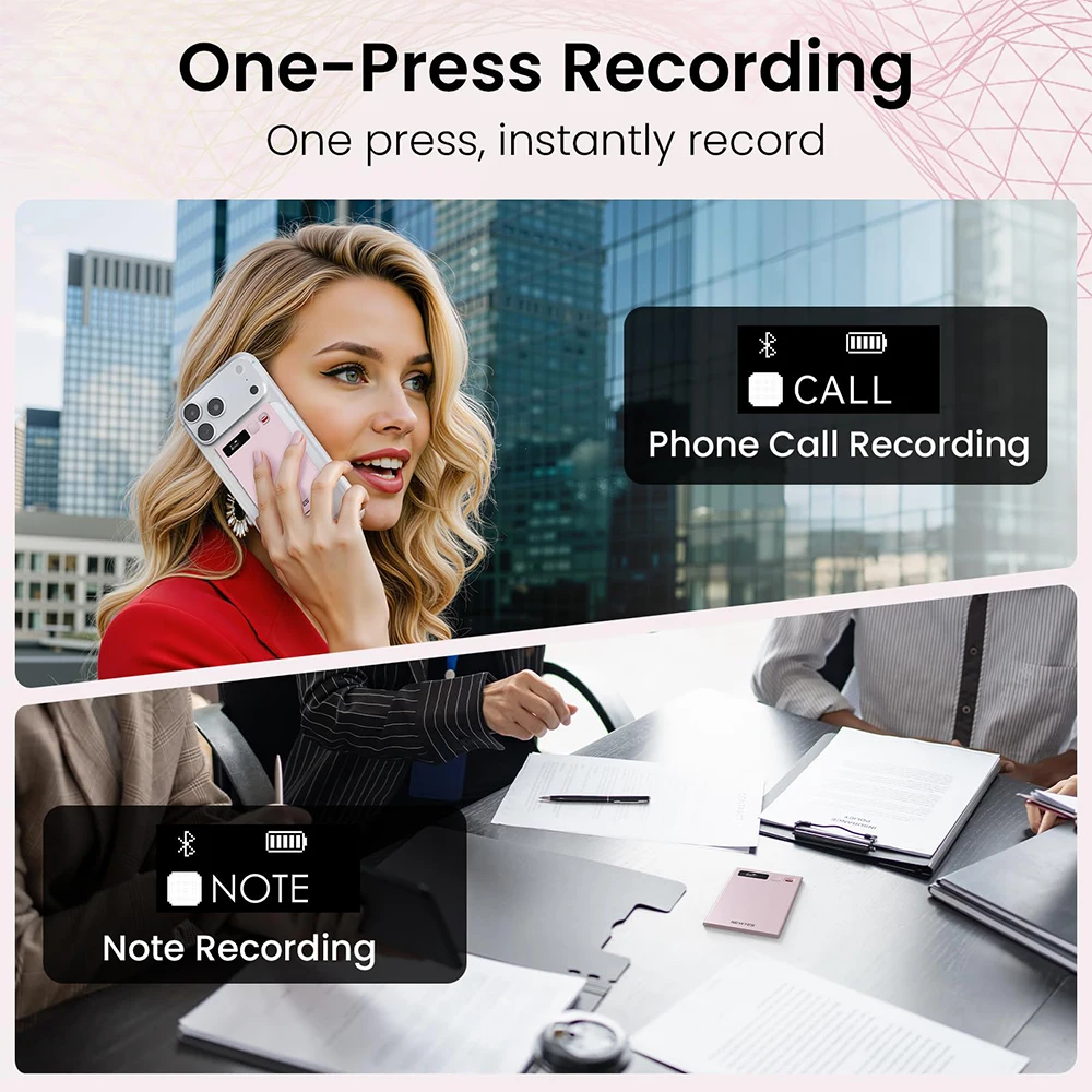 Newyes Ailog AI Voice Recorder – 64GB, App Transcription & Summary - Image 4