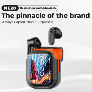 HTC NE20 AI Translator Earbuds – Real-Time Translation, LCD Screen