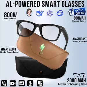 HD5 Ultra AI Smart Glasses – 8MP Camera & Real-Time Translation