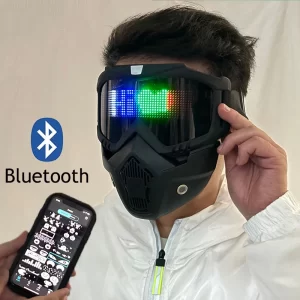 AIGLASSZ Tone T05 – Programmable LED Display Glasses, Bluetooth App-Controlled Party