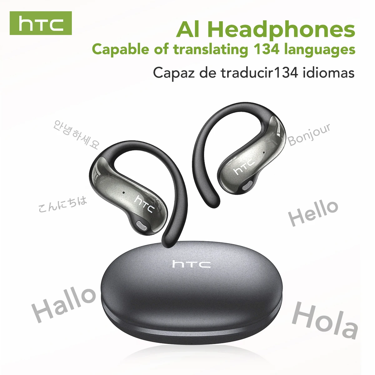 HTC NE19 OWS Open-Ear Sports Earbuds – AI Translator, Waterproof - Image 9