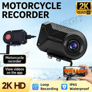 AIGLASSZ Trek Helm TH06 – 2K IP65 Motorcycle Helmet Dash Camera, Bike & E-Bike
