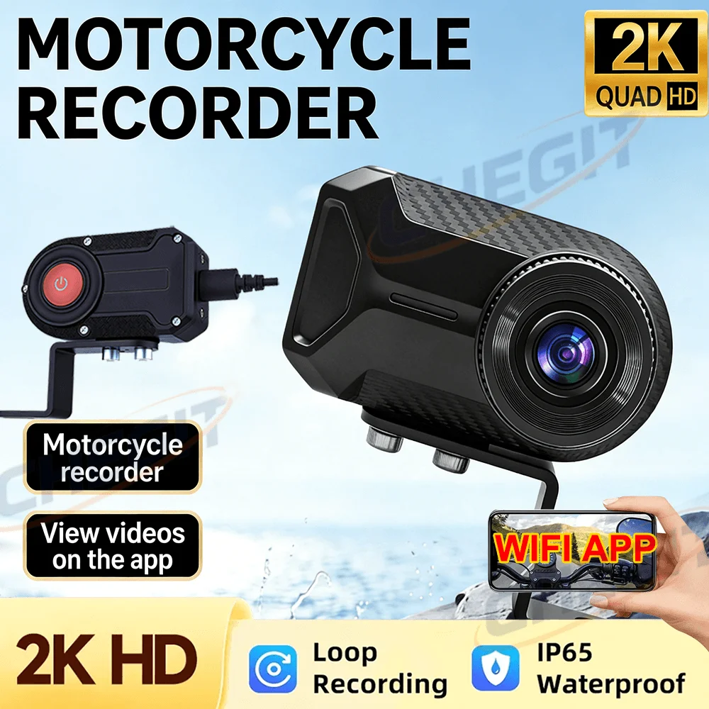 AIGLASSZ Trek Helm TH06 – 2K IP65 Motorcycle Helmet Dash Camera, Bike & E-Bike
