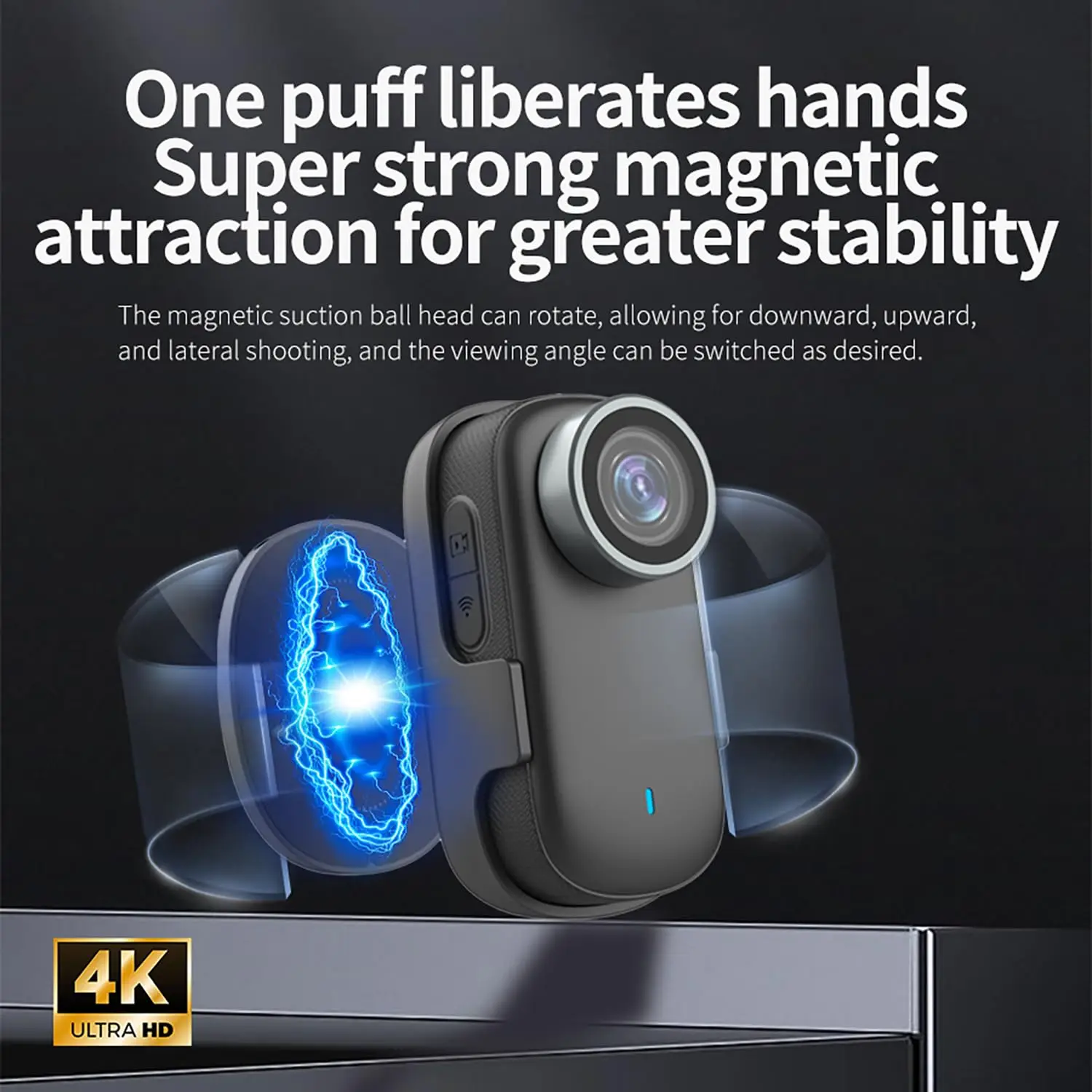 AIGLASSZ Trek TK08 – 4K Wi-Fi Mini Thumb Camera, Magnetic Chest Body Cam - Image 5