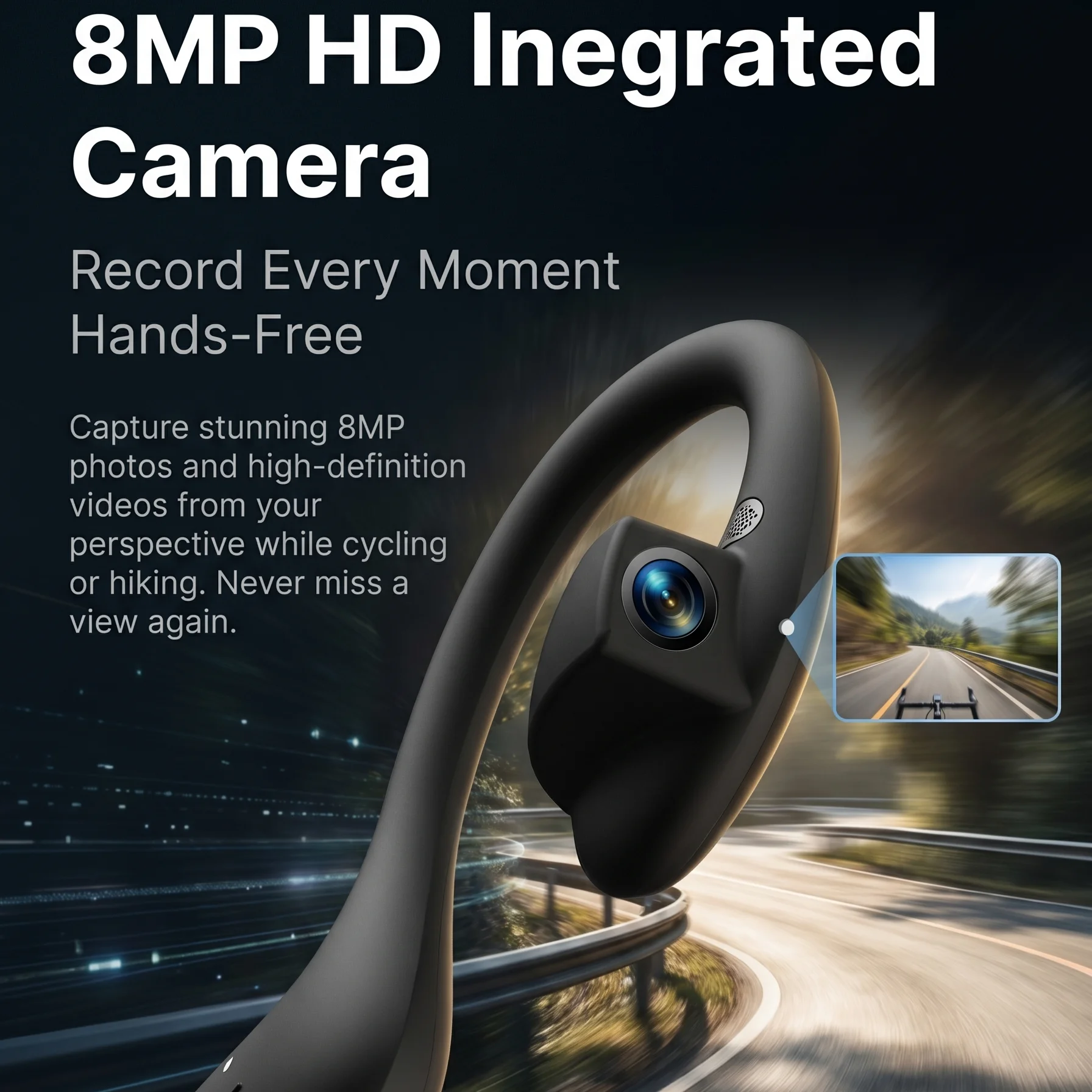 Lenovo AI Camera Earphones – 8MP Video, Hi-Fi Audio & Translation - Image 2