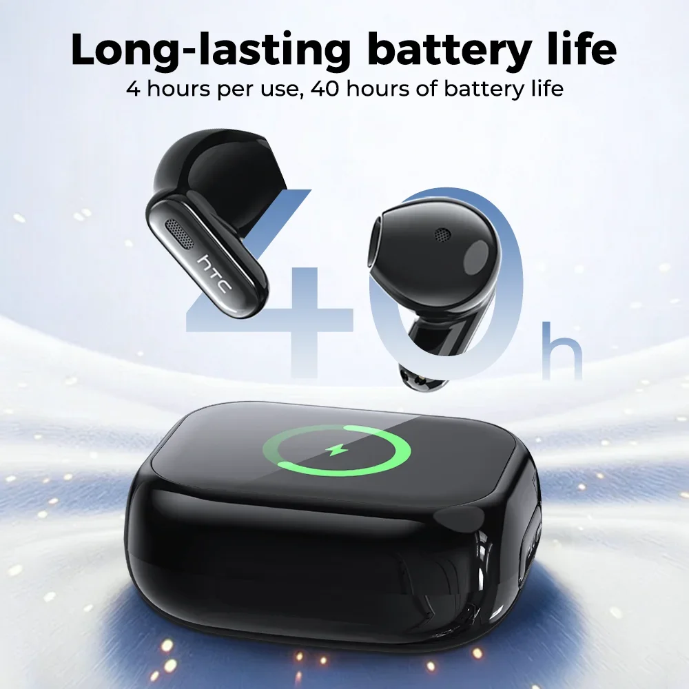 HTC NE68 Bluetooth 6.0 AI Translation Earbuds – Long Battery Life - Image 5