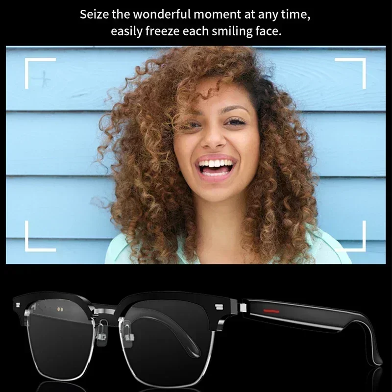 Erilles E13 Audio Smart Glasses – Blue-Light & Polarized Lenses - Image 5