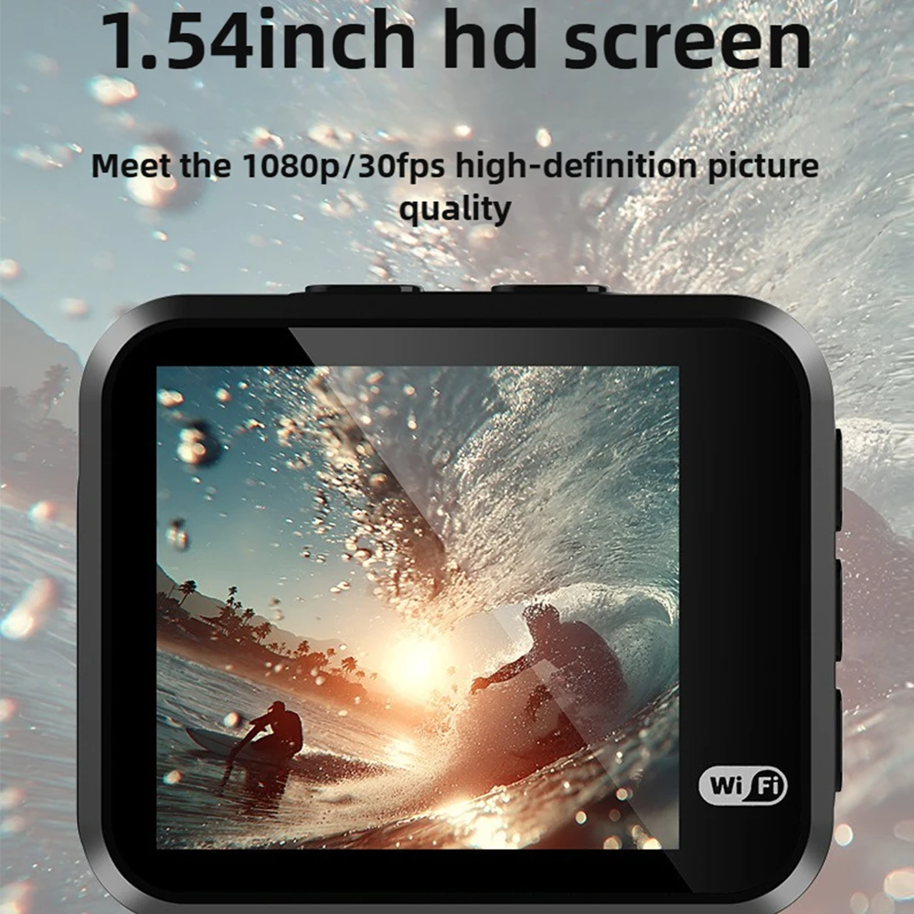 VIRAN Mini V8 Ultra HD Action Camera – 145° Waterproof Helmet Cam - Image 2