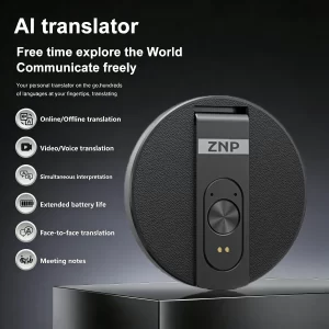 ZNP Magnetic AI Voice Translator – 150+ Languages, Offline Mode