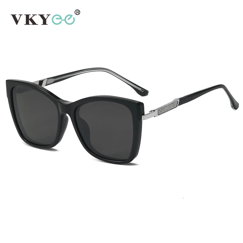Vicky TR90 Magnetic Clip-On Polarized Sunglasses – Optical Frame - Image 6