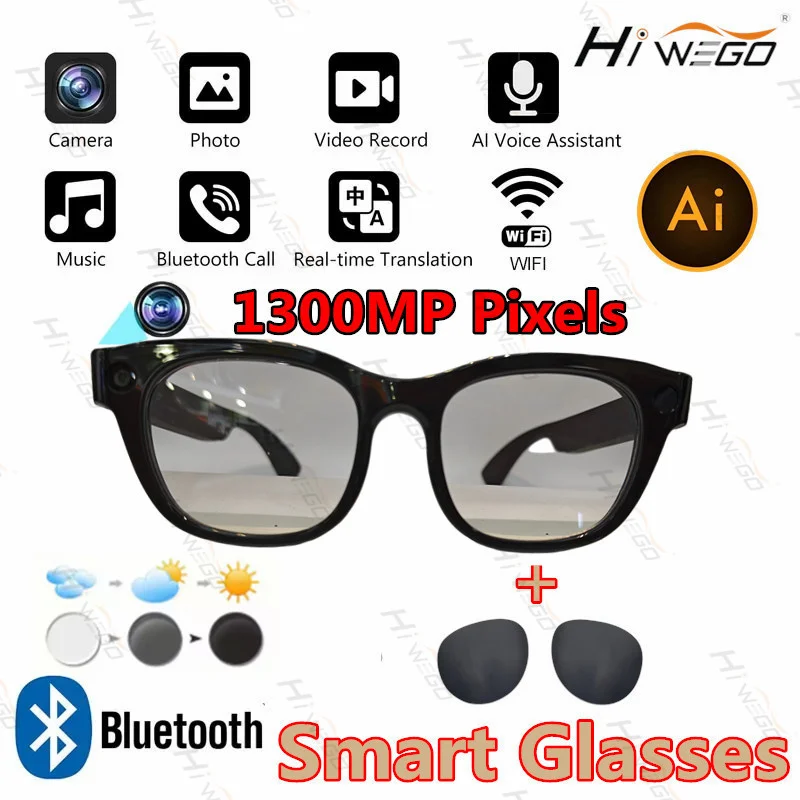 AIGLASSZ Vision V68 – 13MP AI Camera Sunglasses with Photo Recognition - Image 8