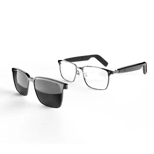 SG-20 Pro 2-in-1 Bluetooth Audio Glasses – Convertible Sun & Clear Lenses