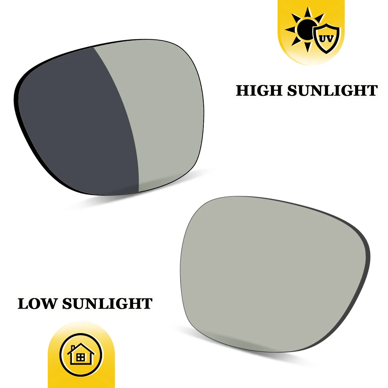 Photochromic Replacement Lenses for Ray-Ban Meta Wayfarer 50mm (Non-Polarized) - Image 6