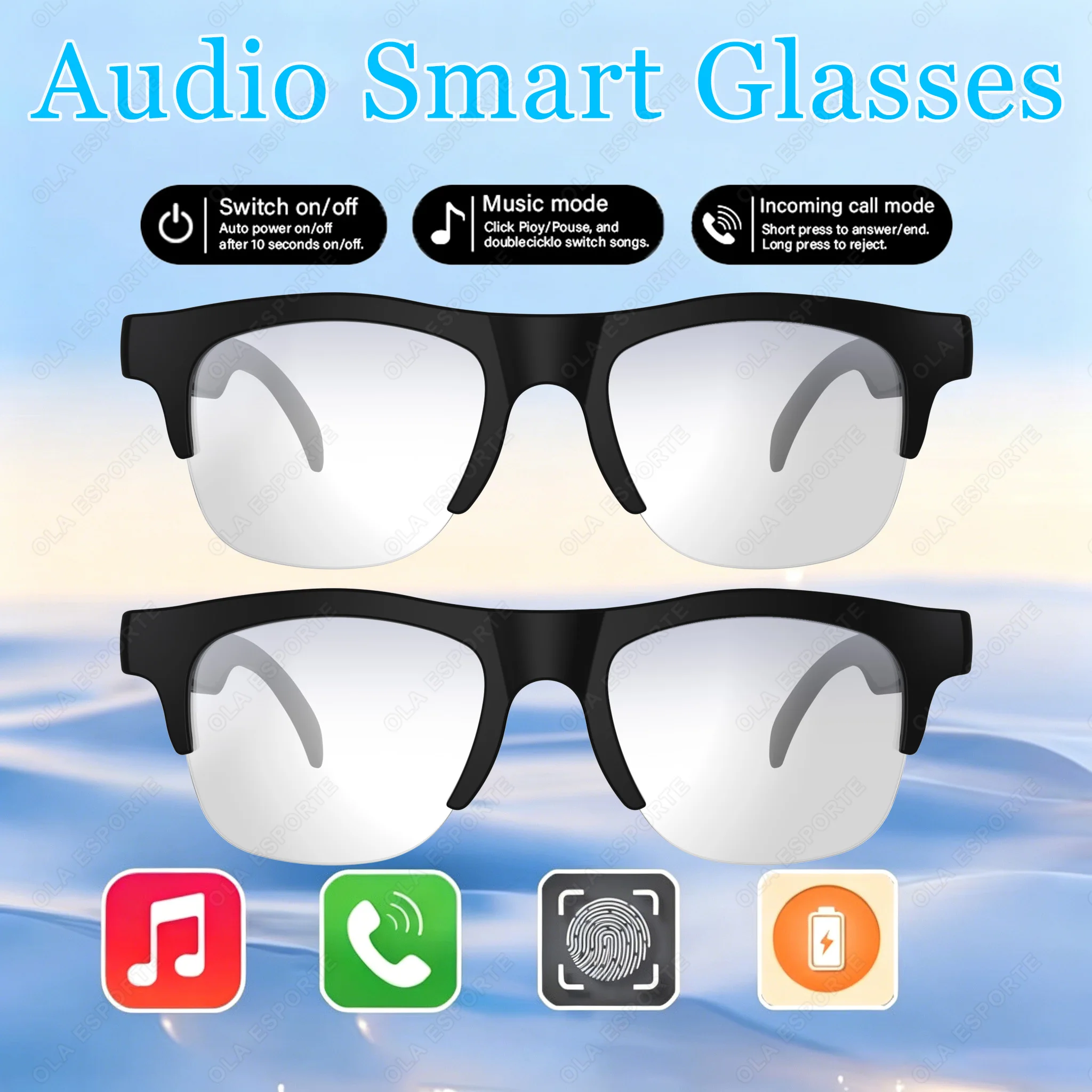 AIGLASSZ Vision V29 – Touch-Control Bluetooth Audio Sunglasses, Voice Assistant & Calls - Image 12