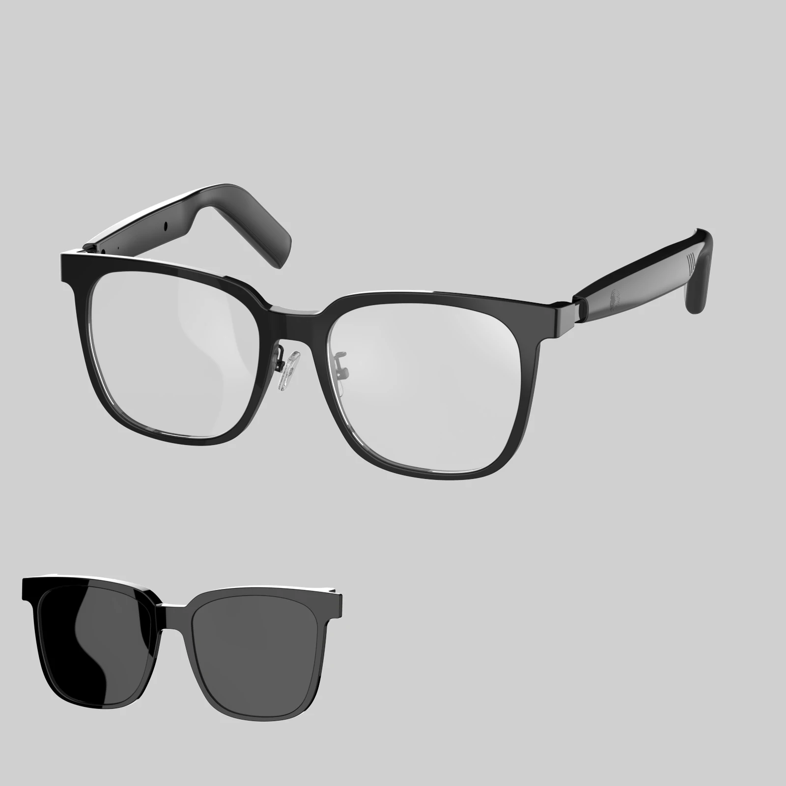 SG18 Pro 2-in-1 Smart Glasses with Magnetic Lenses & TWS Audio