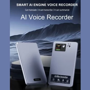 AIGLASSZ Note N01 – Magnetic AI Voice Recorder for iPhone, 64GB, 118 Languages