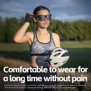 AIGLASSZ Vision V72 – M6 Pro Bone-Conduction Audio Sunglasses, Bluetooth Smart