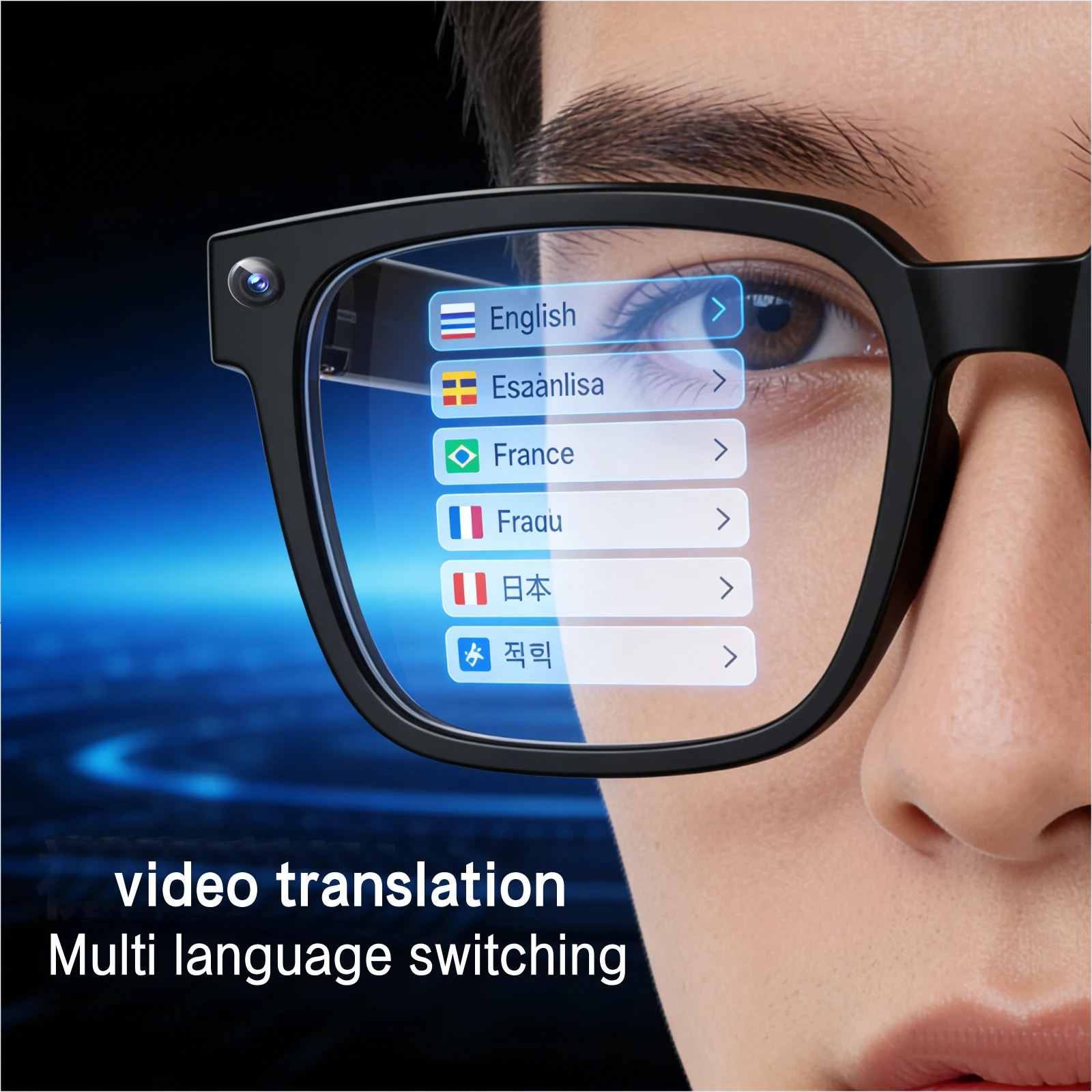 Q11 Photochromic Smart Glasses – 8MP Camera & Real-Time Translation - Image 4