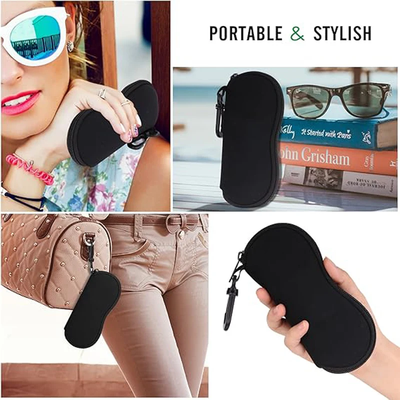 AIGLASSZ Case C03 – Ultra-Light Neoprene Sunglasses Case with Belt Clip - Image 6