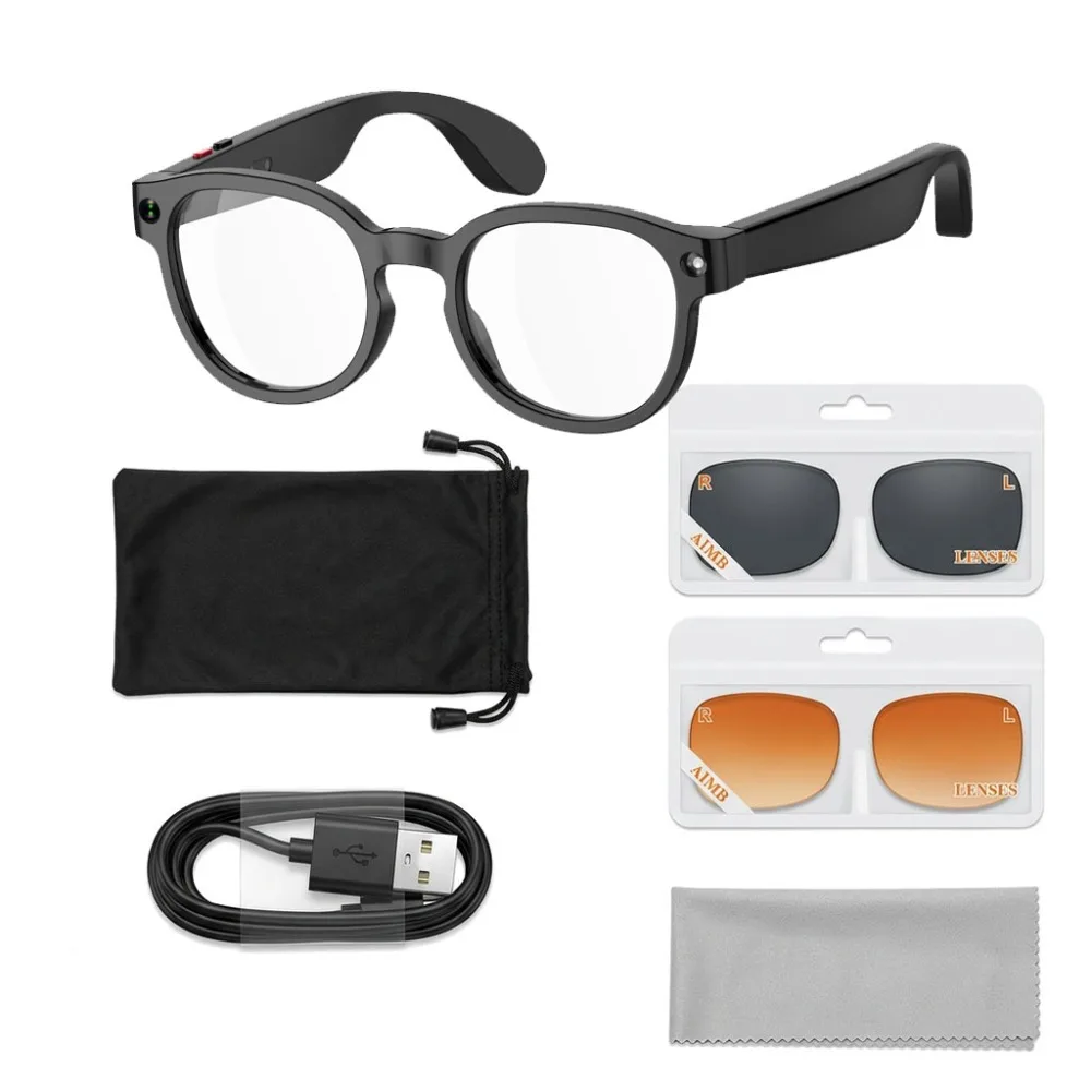 AIGLASSZ Vision V71 – 2-in-1 AI Smart Glasses, HD Video, Blue-Light Lenses - Image 7