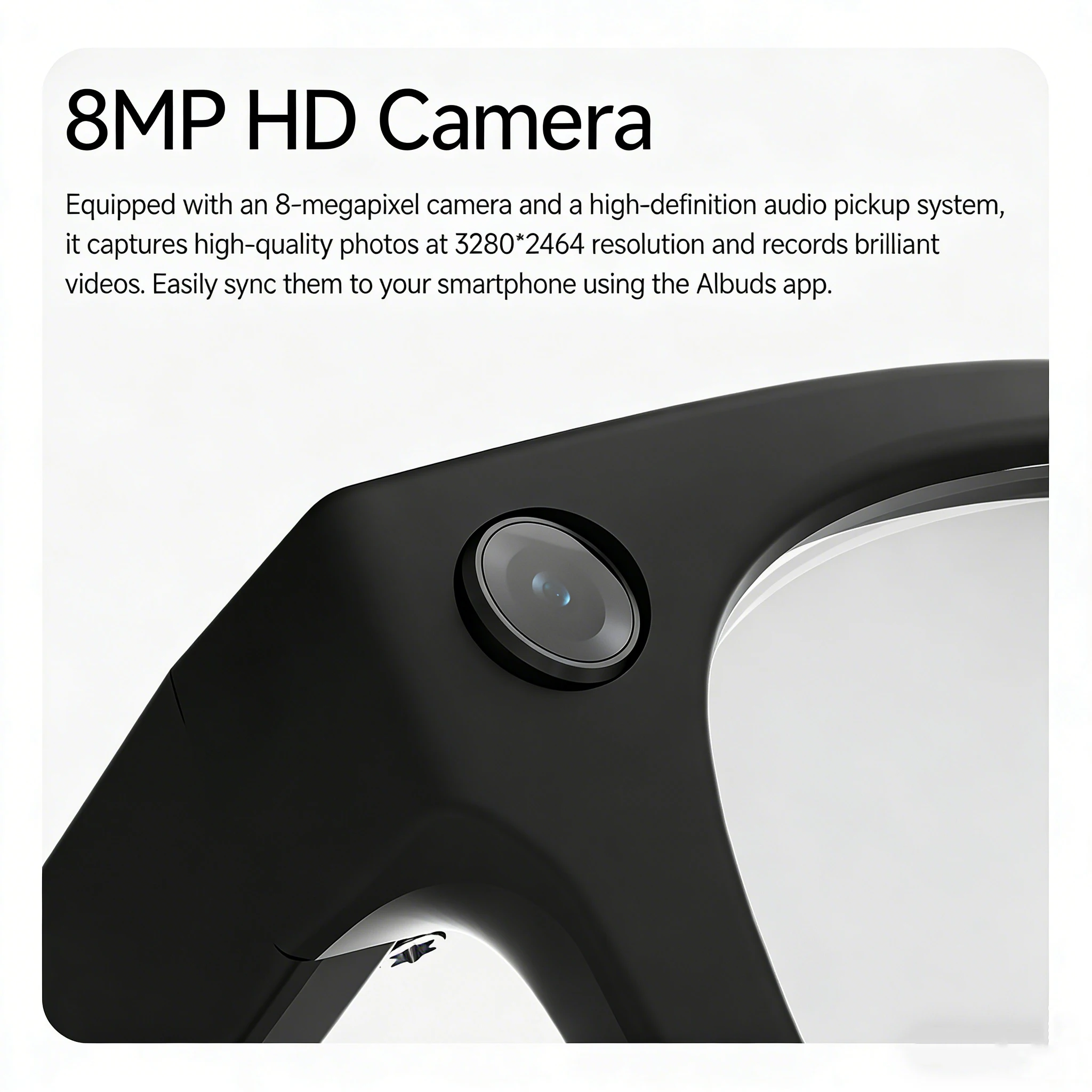 MT5 Ultra AI Smart Sunglasses – 8MP Camera & Real-Time Translation - Image 6