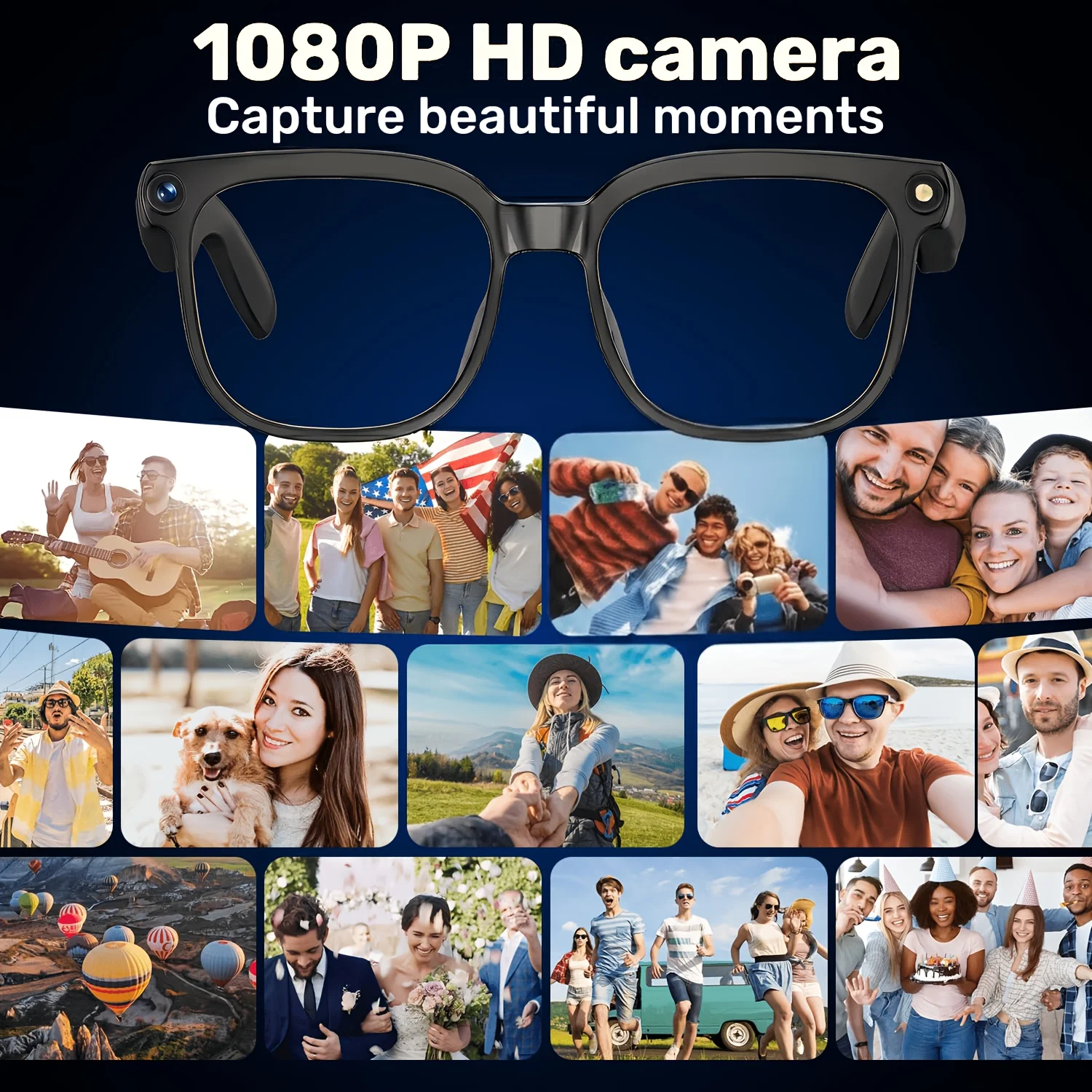 AIGLASSZ Vision V43 – 8MP Smart Camera Glasses, Photochromic Lenses, Translation - Image 7
