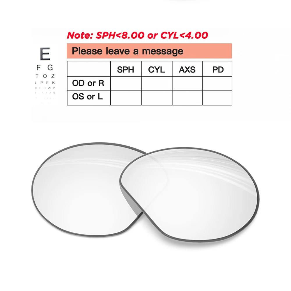 Custom Prescription Replacement Lenses for Oakley Meta HSTN OW8002 - Image 8