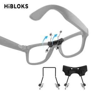 Hibloks Silicone Anti-Slip Nose Pads for Ray-Ban Meta Wayfarer Gen 1 & 2