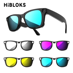 Hibloks Colourful Polarized Clip-On Lenses for Ray-Ban Meta Wayfarer Gen 2