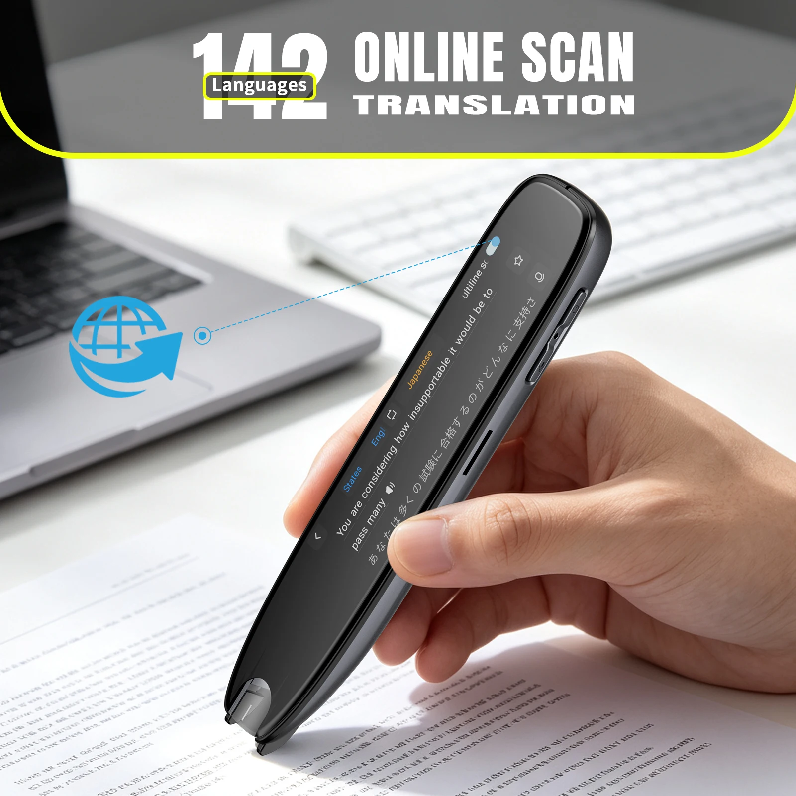 AIGLASSZ Lingo Pen LP04 – Scanning Translation Pen, 142 Languages, Text-to-Speech - Image 5
