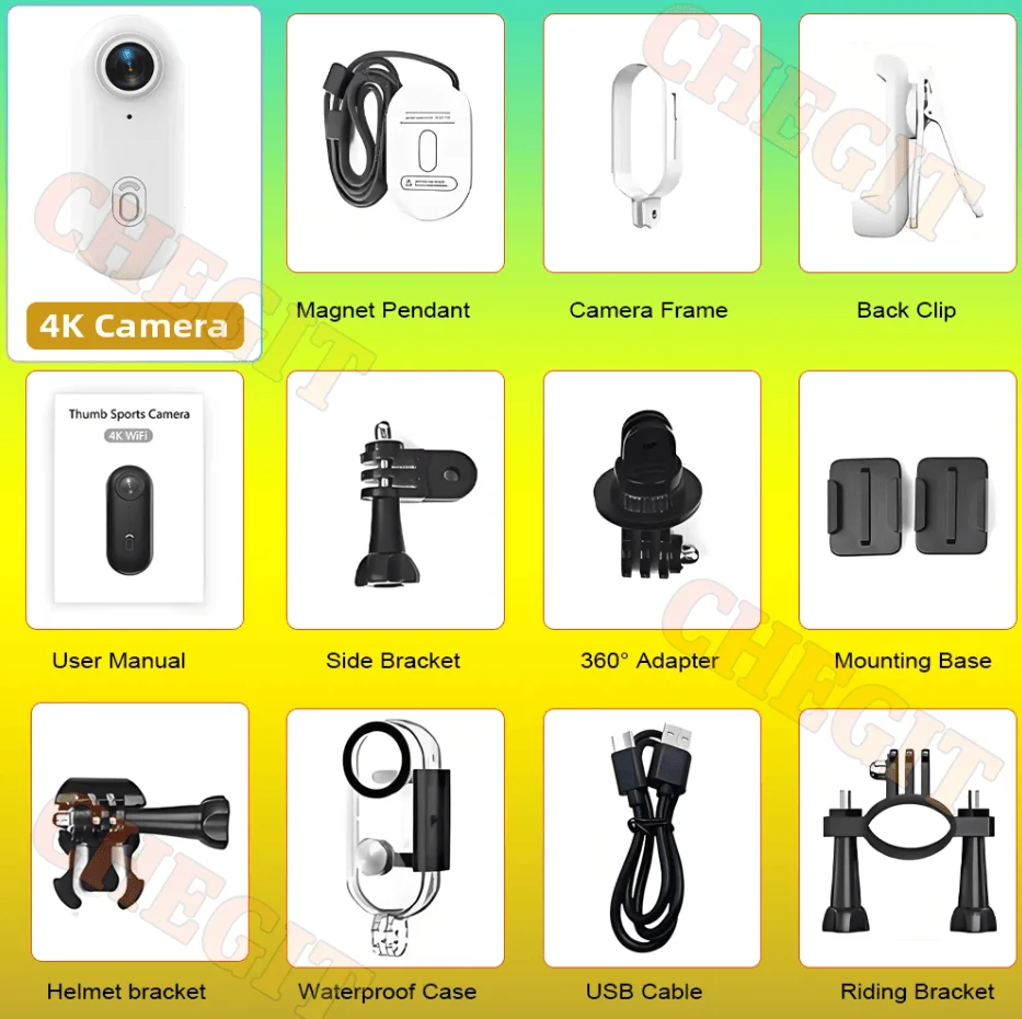 H88 1080P Mini Body Camera – Wi-Fi Helmet & Handlebar Sport Cam - Image 10