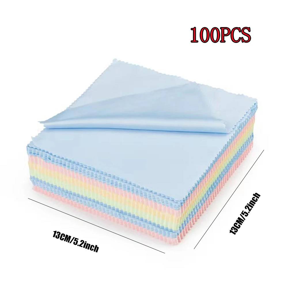 AIGLASSZ Care CA12 – Brushed Microfiber Eyeglass Cleaning Cloths 13×13 cm, 10/20/30 Pack - Image 7