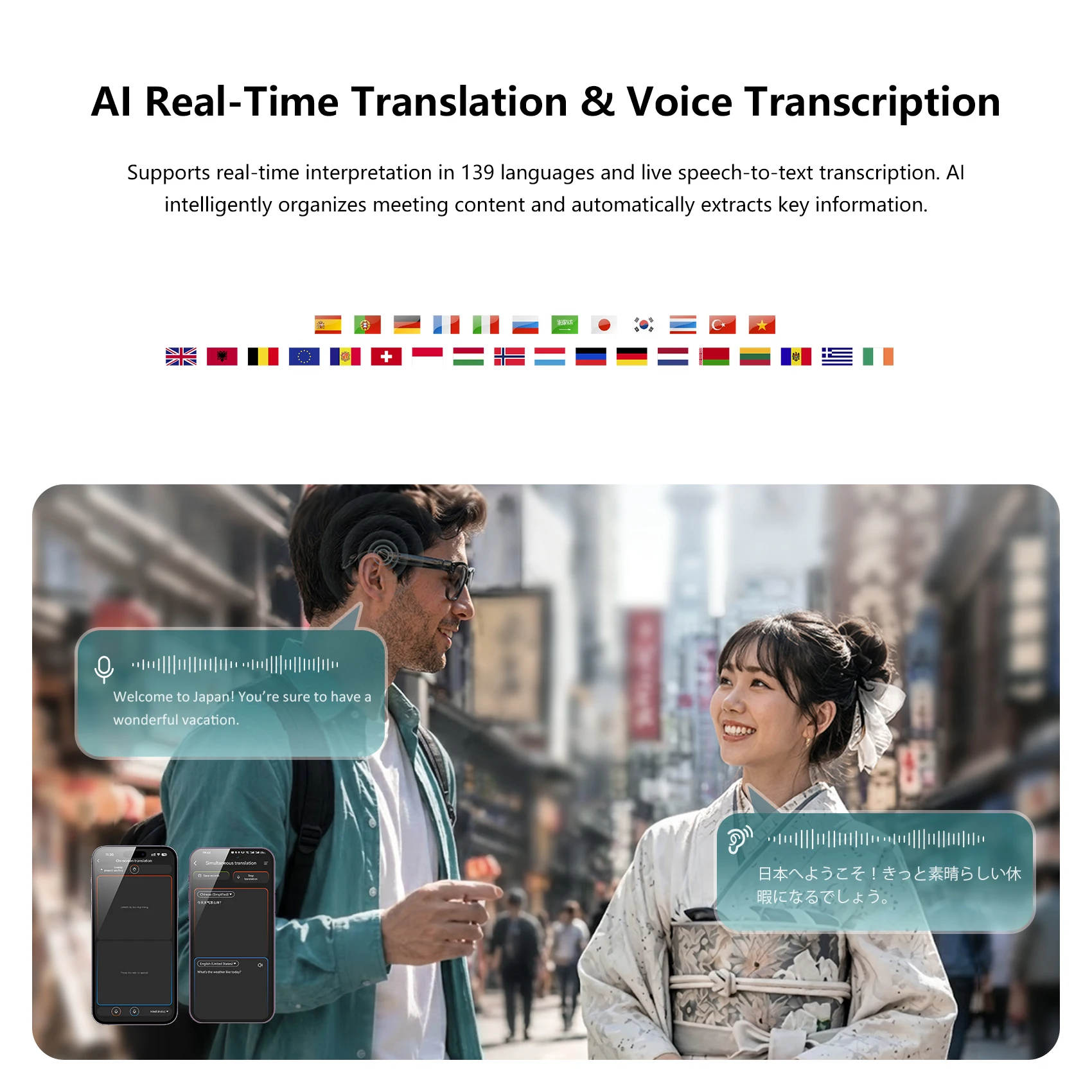 Blackview BV300 4K AI Glasses – Color-Changing Lenses & Translation - Image 3