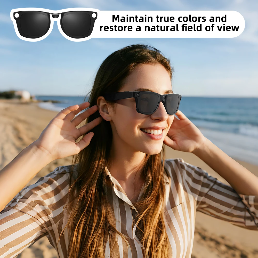 Hibloks Polarized Clip-On Lenses for Ray-Ban Meta Wayfarer Gen 2 - Image 2