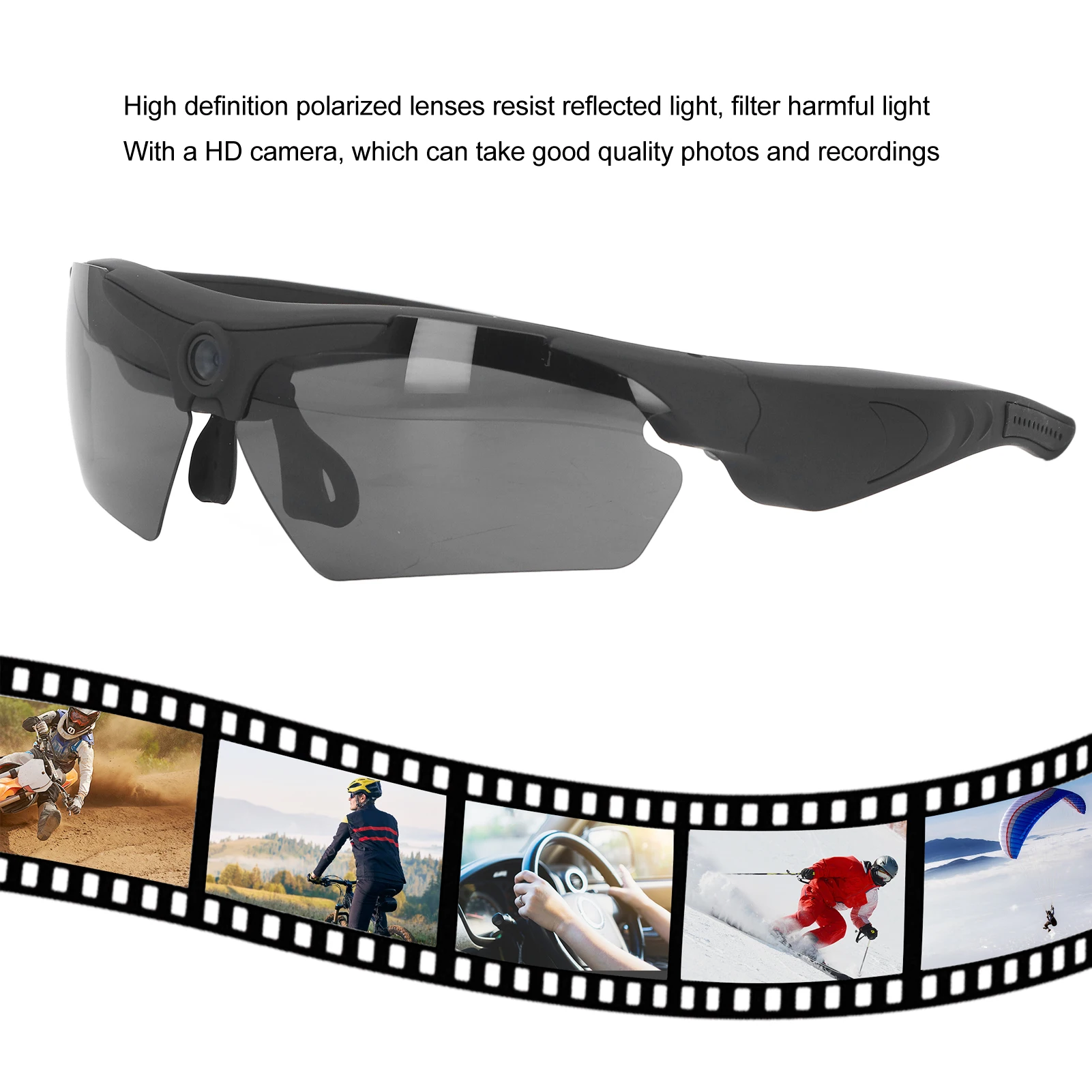 AIGLASSZ Vision V48 – 1080P Full HD Video Camera Sunglasses for Cycling, Hiking - Image 2