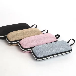 AIGLASSZ Strap ST02 – Hard Zipper Glasses Case with Lanyard, Sunglasses & Reading