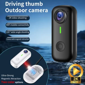 AIGLASSZ Trek Mini TM01 – Magnetic 1080P Wearable Action Camera, Wi-Fi & Night Vision