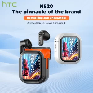 HTC NE20 AI Translation Earbuds – ANC, Touch Screen, 135 Languages