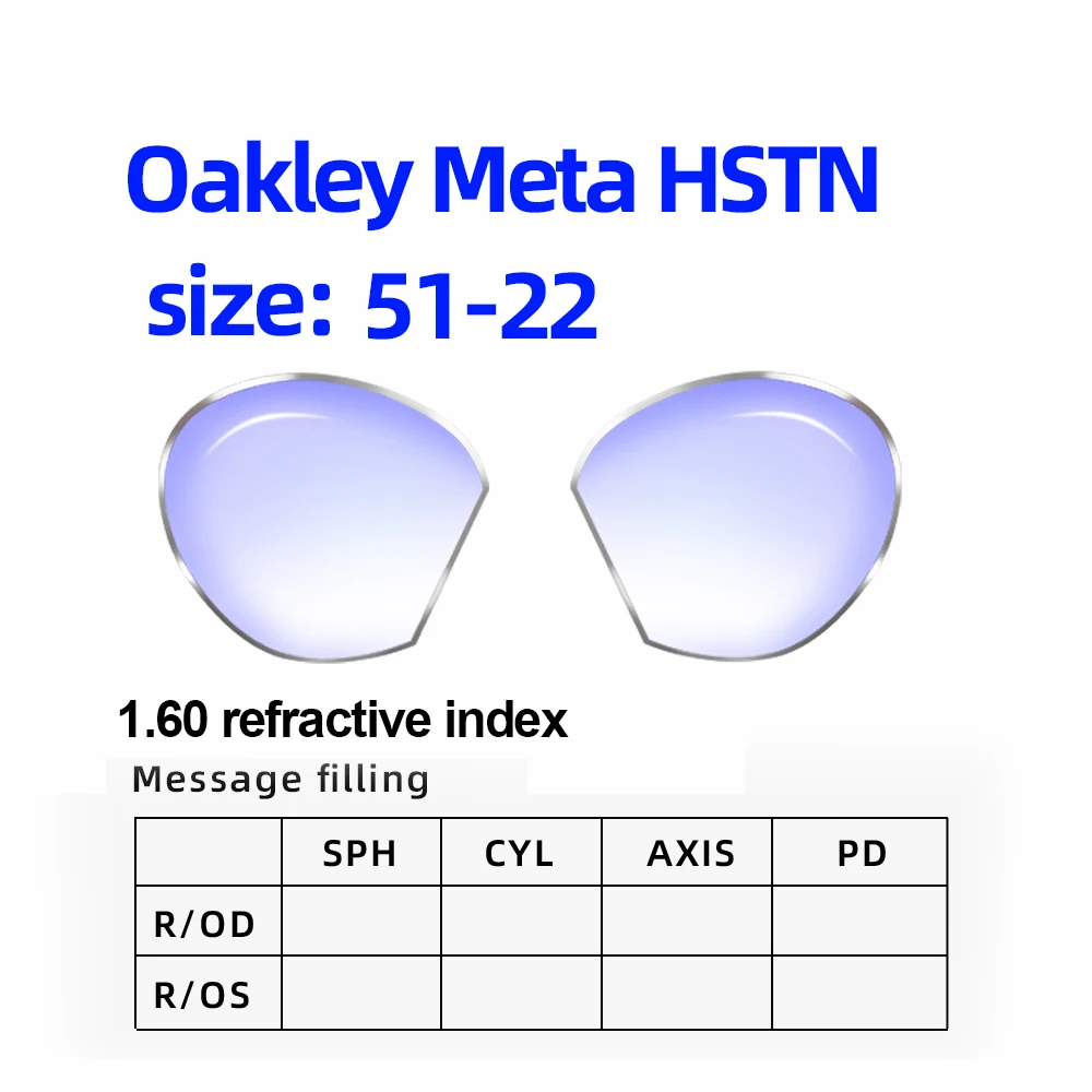 Custom Prescription Lenses for Oakley Meta HSTN – Photochromic Option - Image 6
