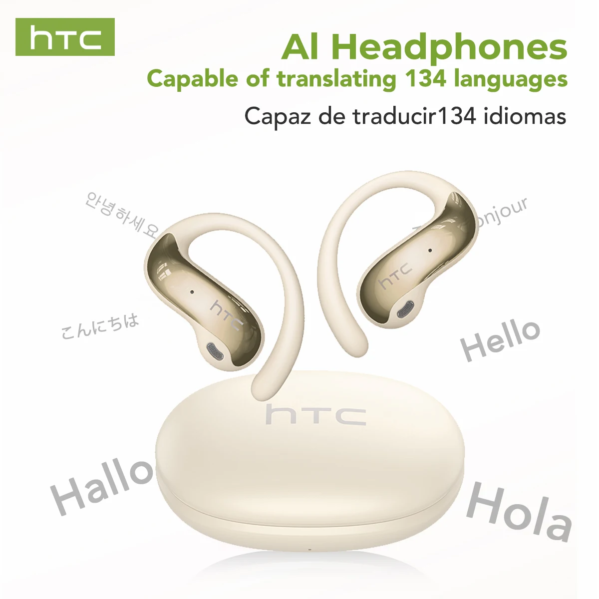 HTC NE19 OWS Open-Ear Sports Earbuds – AI Translator, Waterproof - Image 10
