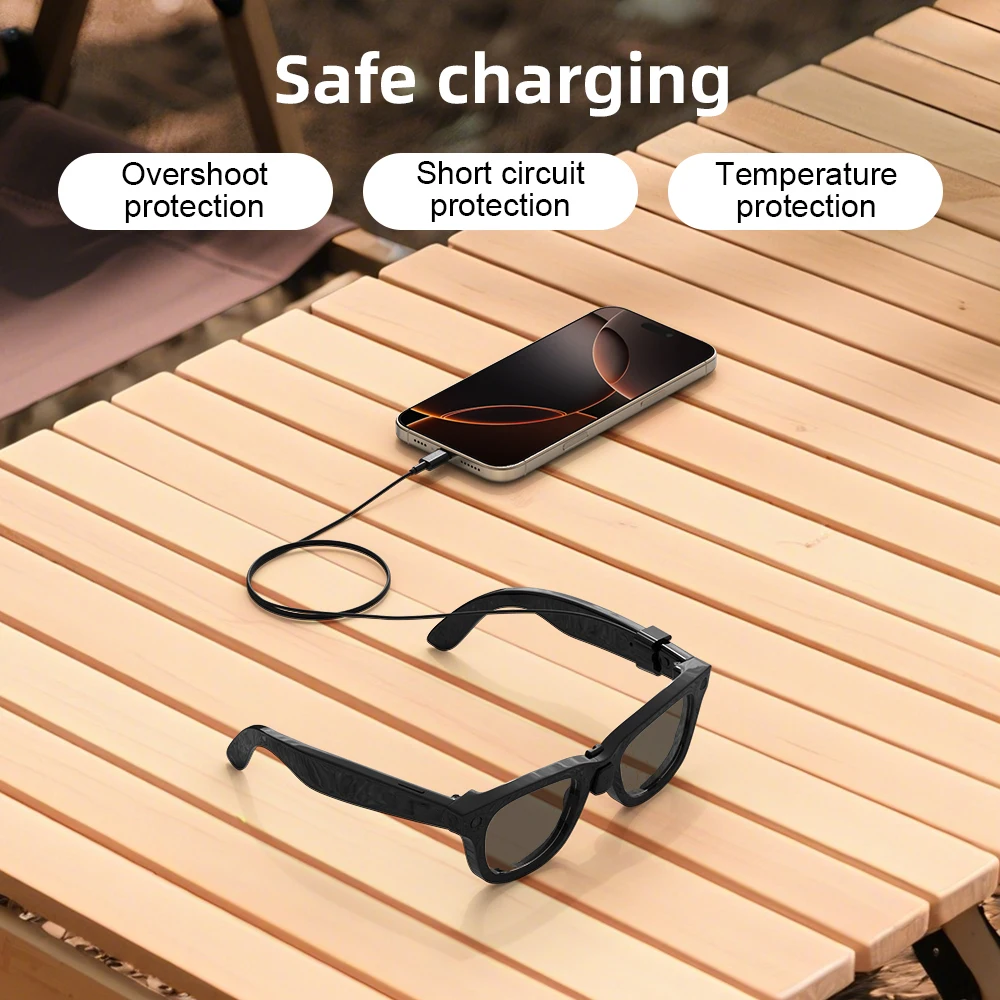 Hibloks Fast Charging Cable for Ray-Ban Meta Gen 2 Wayfarer & Skyler - Image 4